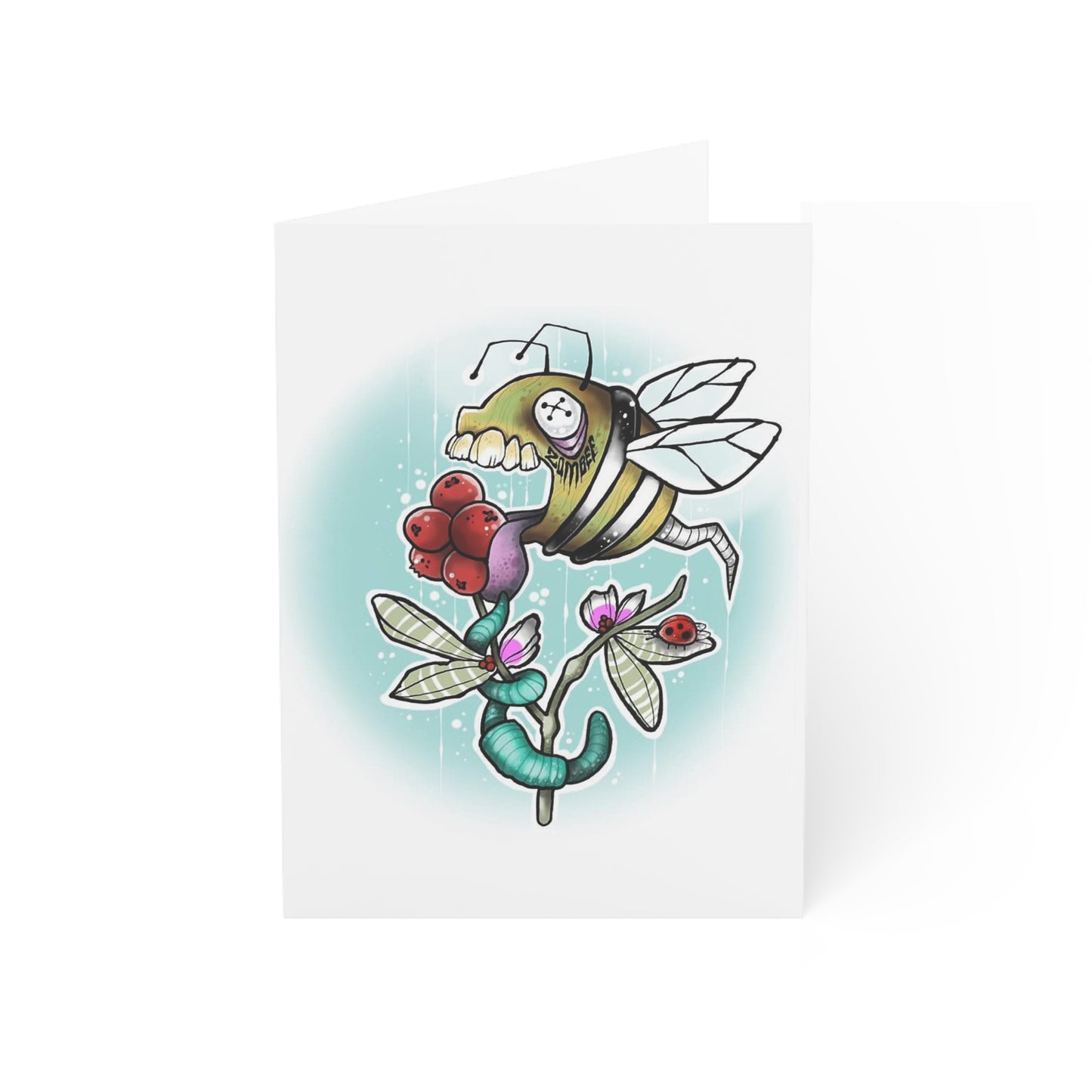 "Zombee" Greeting Cards (1, 10, 30, and 50pcs)