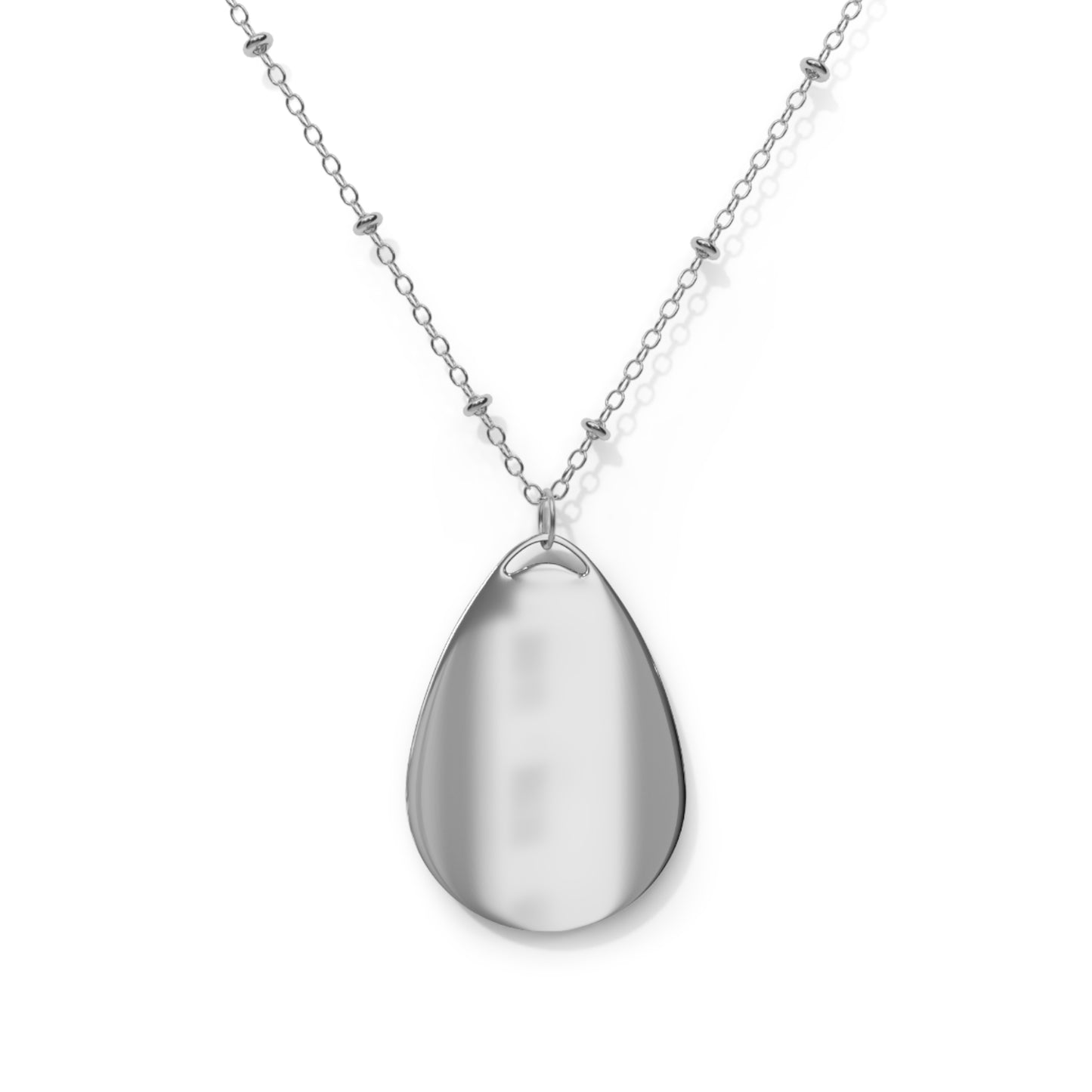 What's In Her Heart Oval Necklace