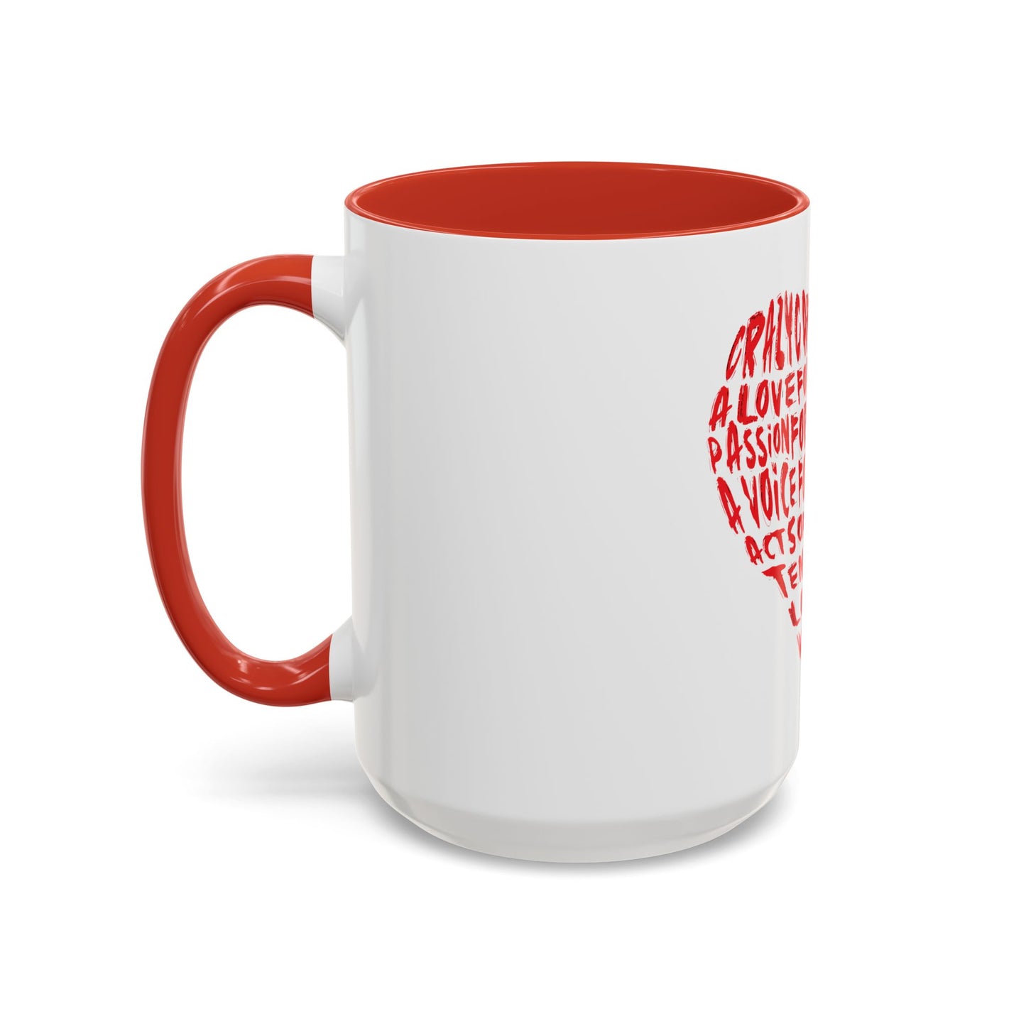 "What's In Her Heart" Accent Coffee Mug (11, 15oz)