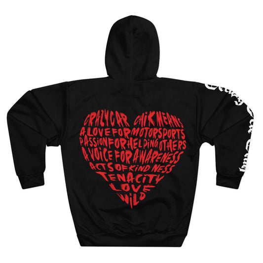 What's In Her Heart Hoodie (Right Sleeve Logo)