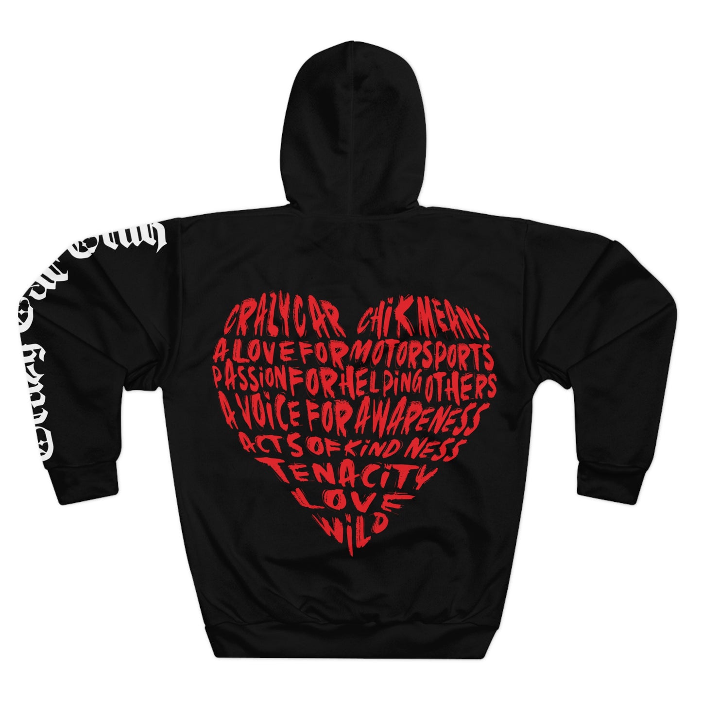 What's In Her Heart Hoodie (Left Sleeve Logo)