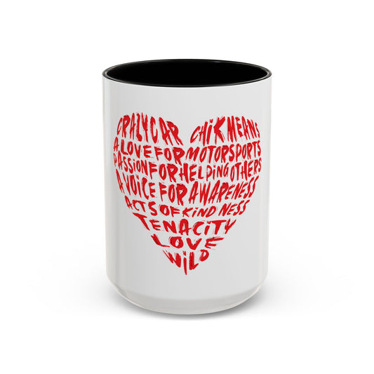 "What's In Her Heart" Accent Coffee Mug (11, 15oz)