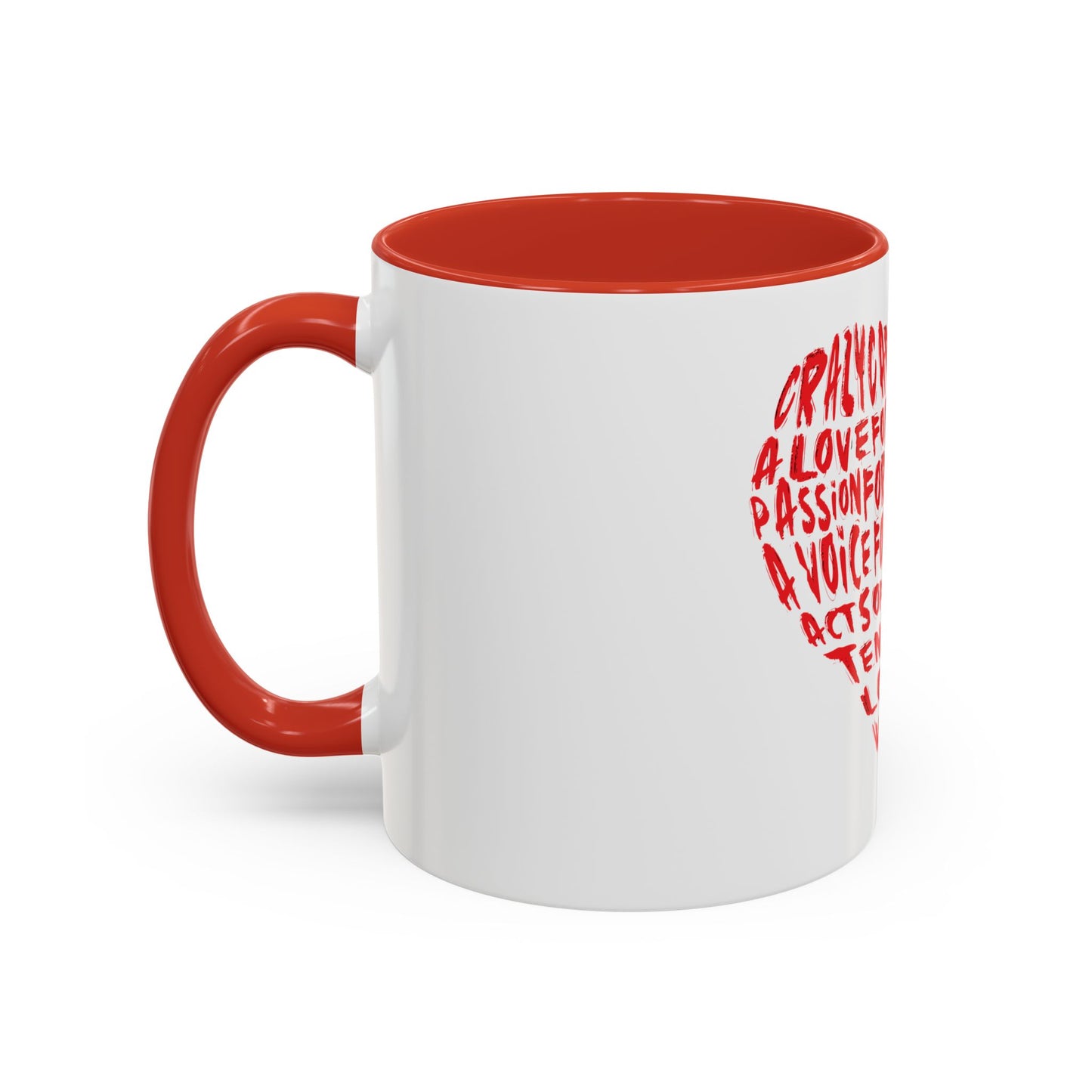 "What's In Her Heart" Accent Coffee Mug (11, 15oz)