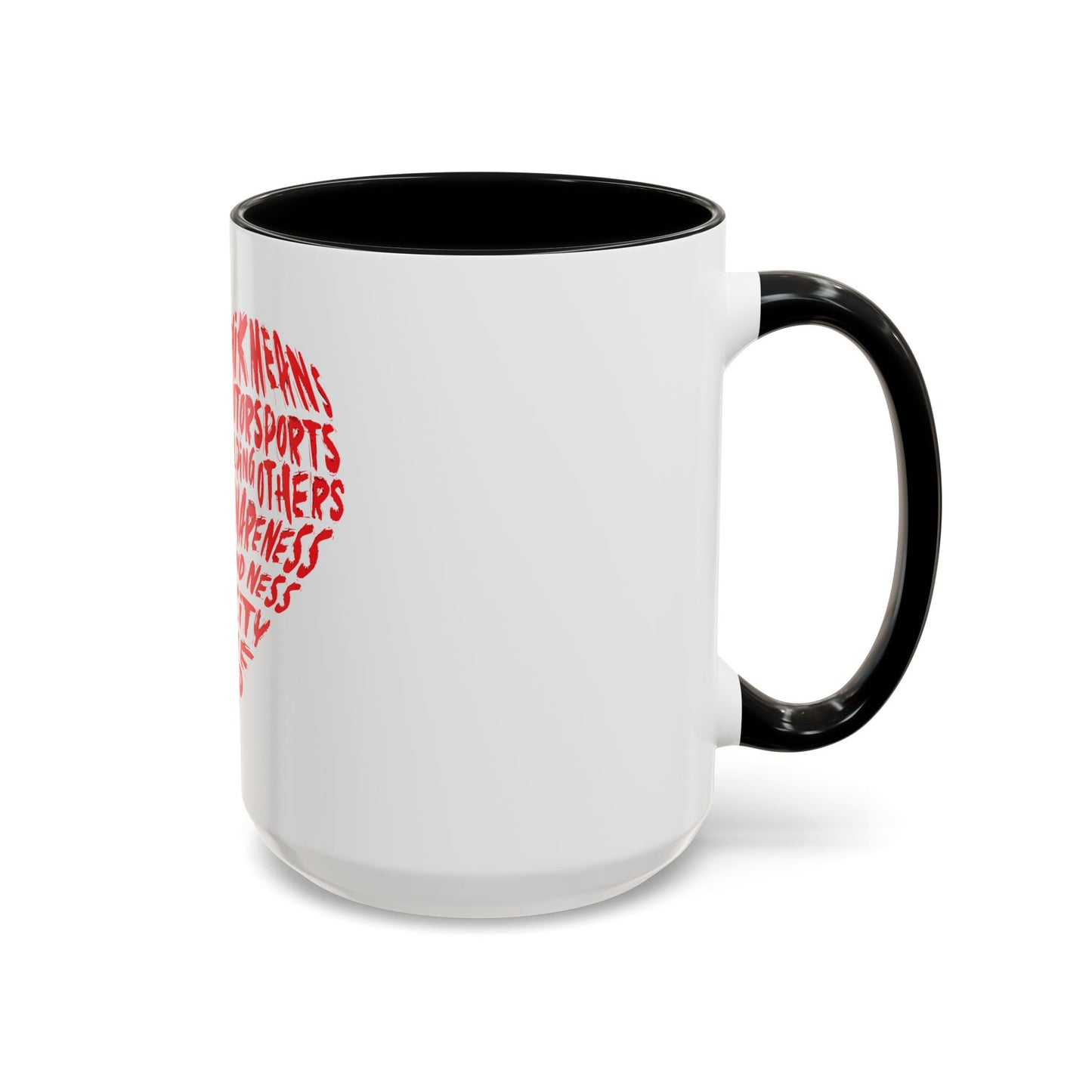 "What's In Her Heart" Accent Coffee Mug (11, 15oz)