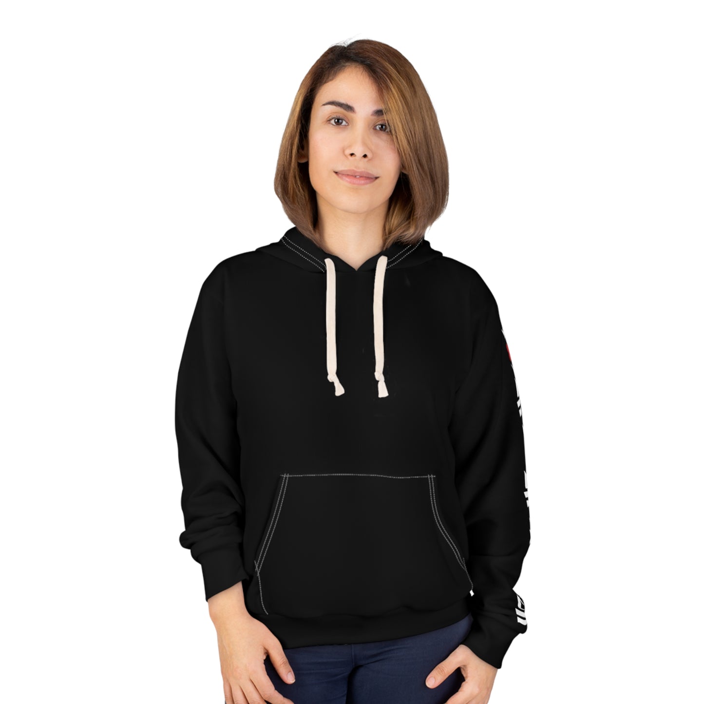 What's In Her Heart Hoodie (Left Sleeve Logo)