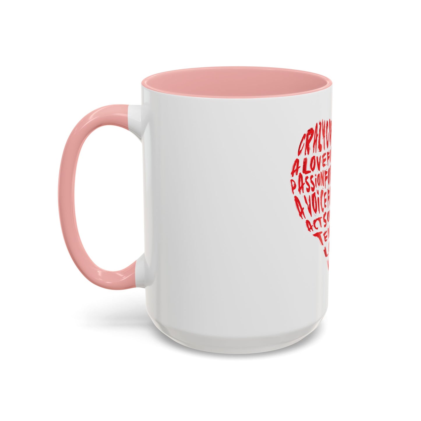 "What's In Her Heart" Accent Coffee Mug (11, 15oz)