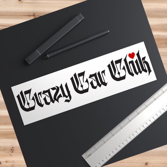 Bumper Stickers (Black on White)